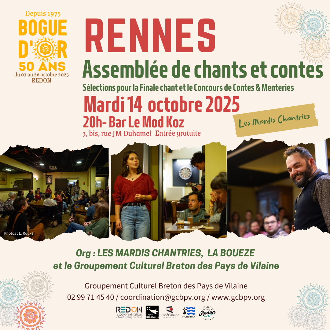 Assemblée de chants et contes - Mardi 14 octobre 2025