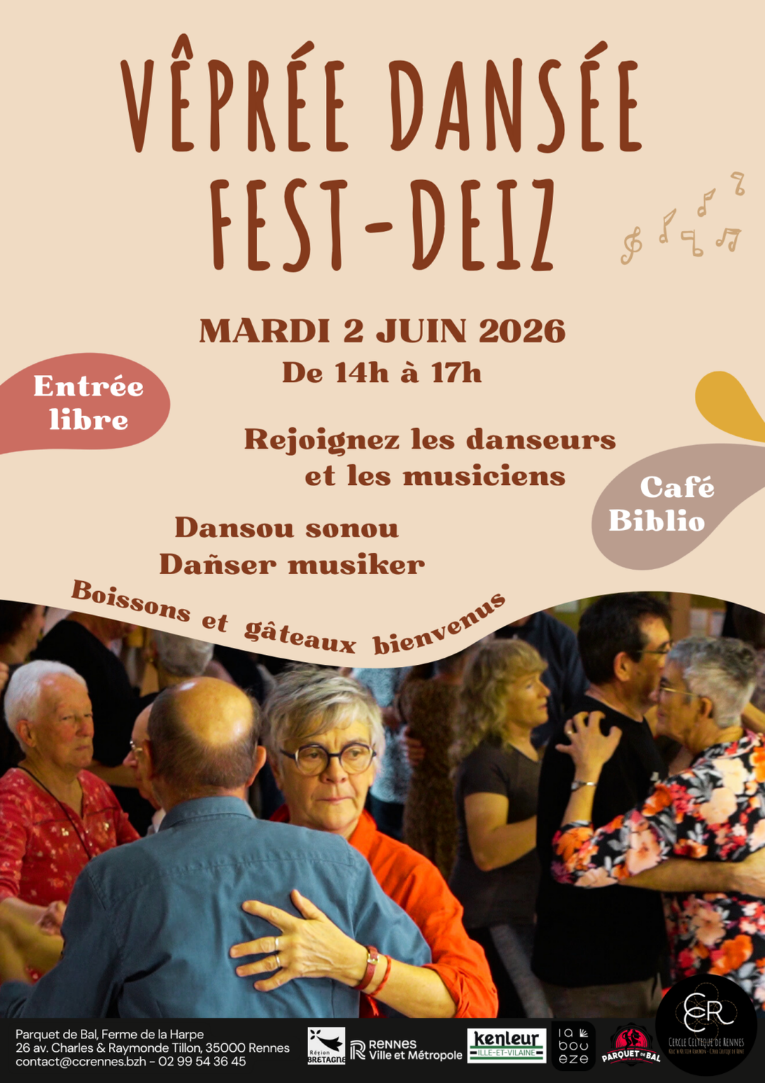 Vêprée dansée - Mardi 2 juin 2026