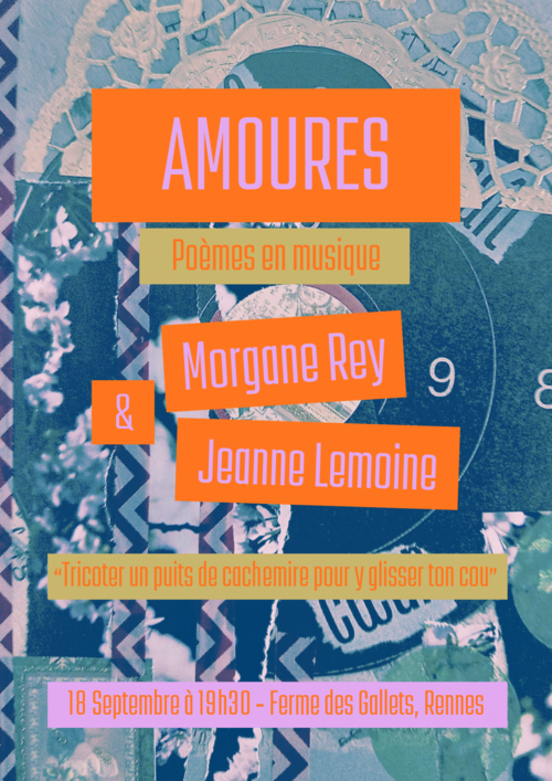 Amoures Poèmes en musique - Vendredi 18 septembre 2026