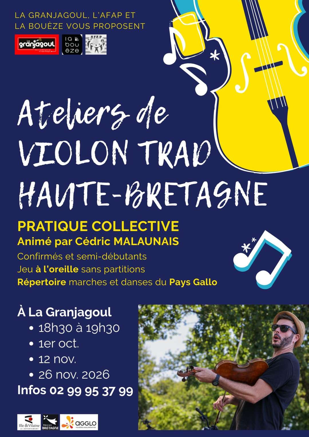 Nouviao ! Ateliers de violon trad de Haute-Bretagne