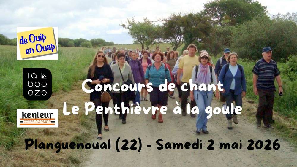 Concours de chant : Le Penthièvre à la goule ! Samedi 2 mai 2026